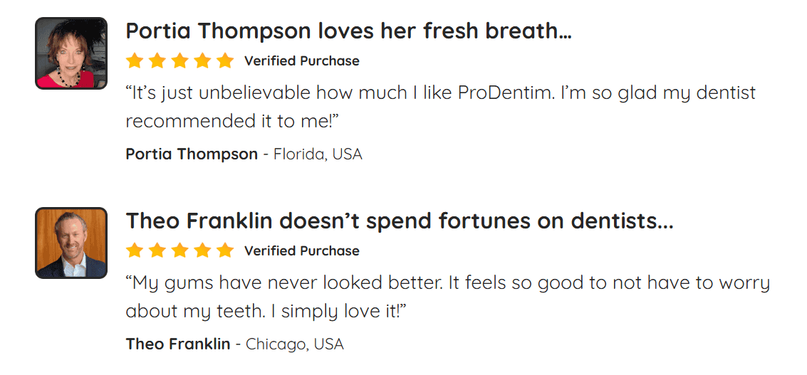 ProDentim customer reviews
